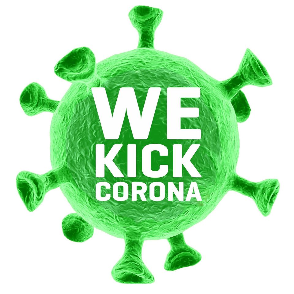 We kick Corona Logo